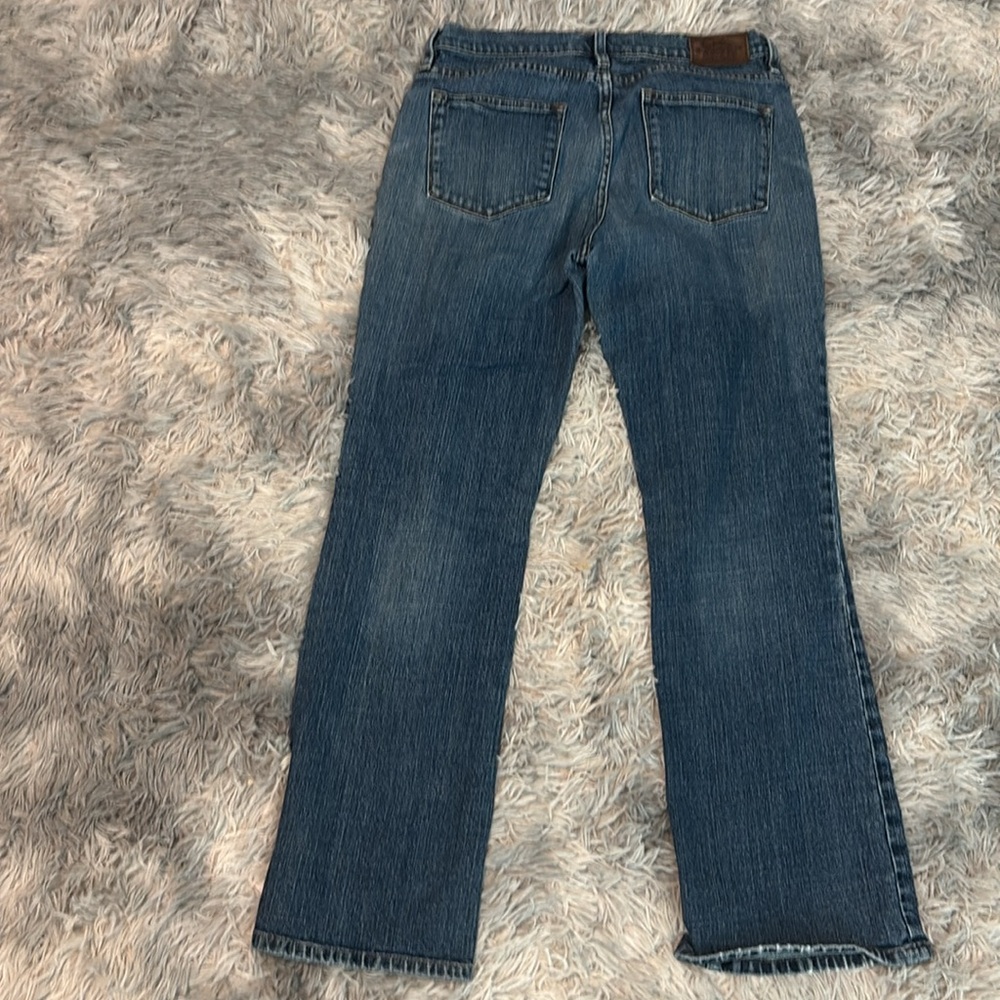 Ralph Lauren Size 10 Women's Blue Denim Boot Cut Jeans